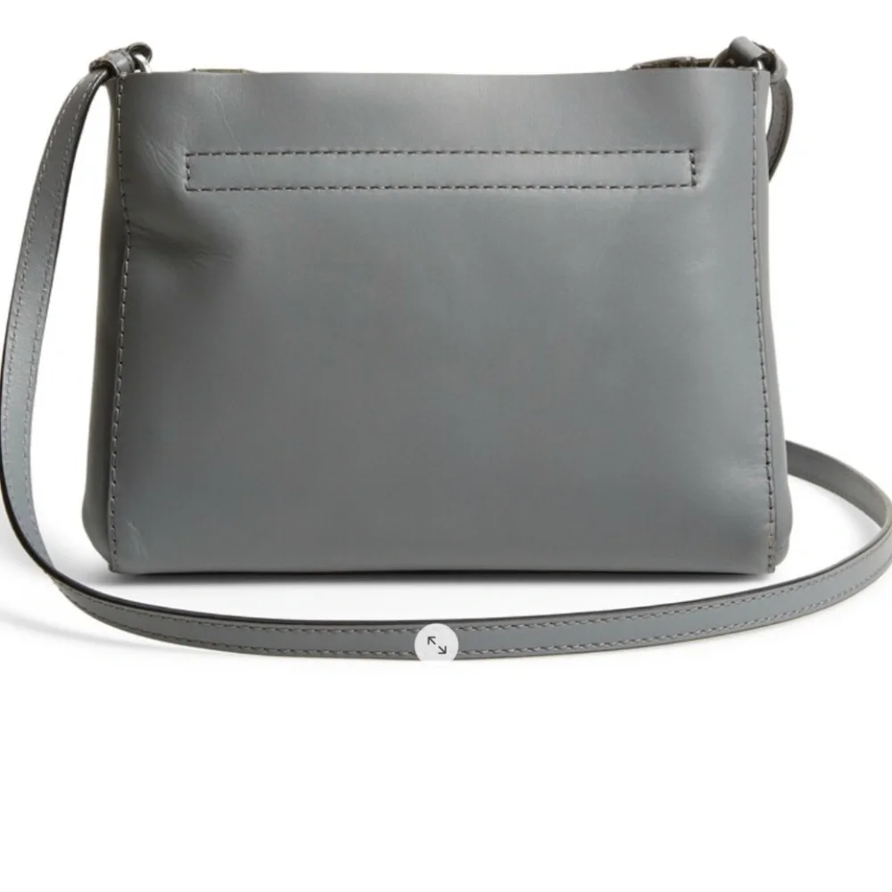 NWT $395 rag & bone Passenger Suede & Leather Crossbody Bag in Praline Suede!